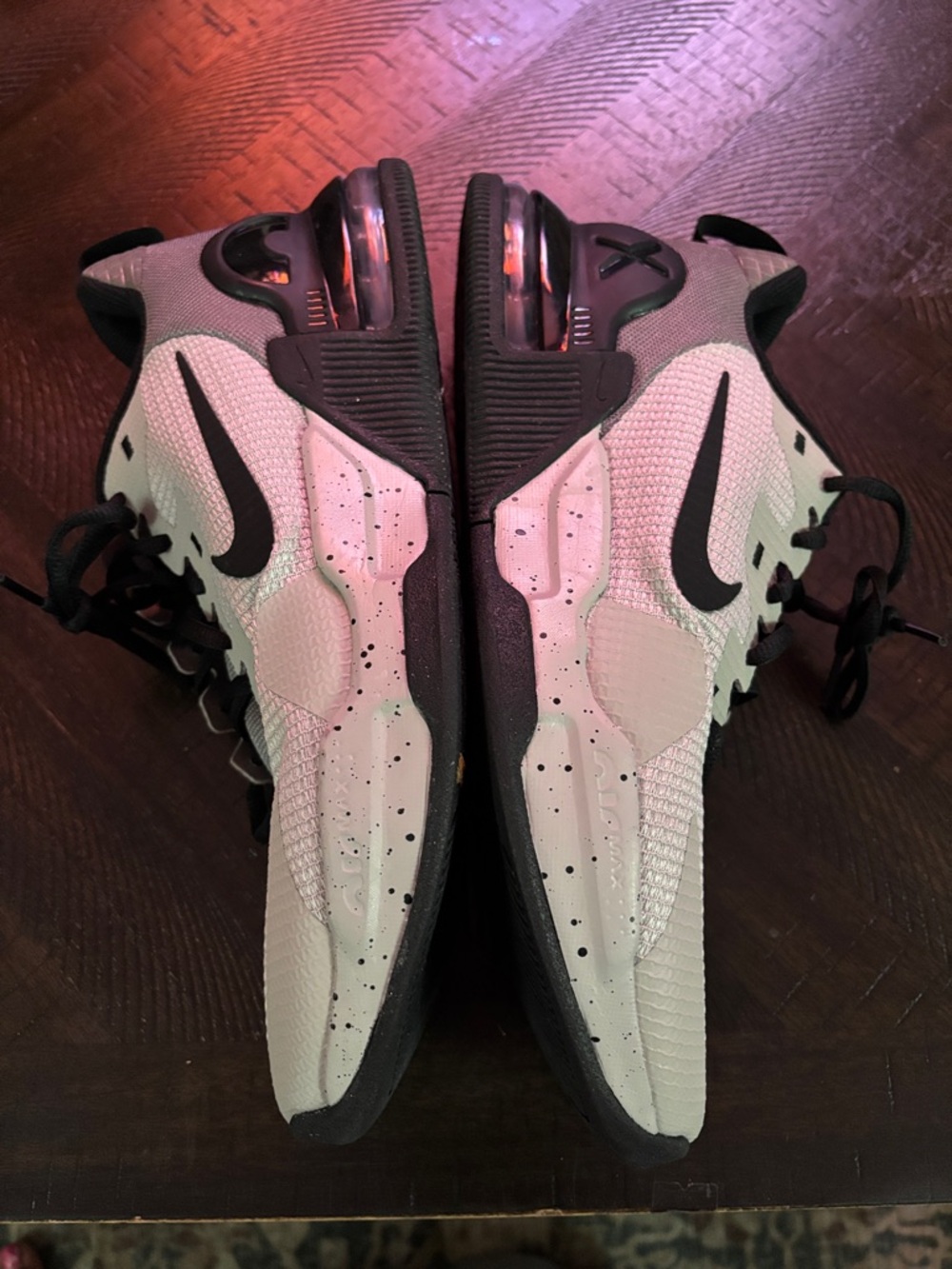 Nike Light Gray and Black Athletic Shoe